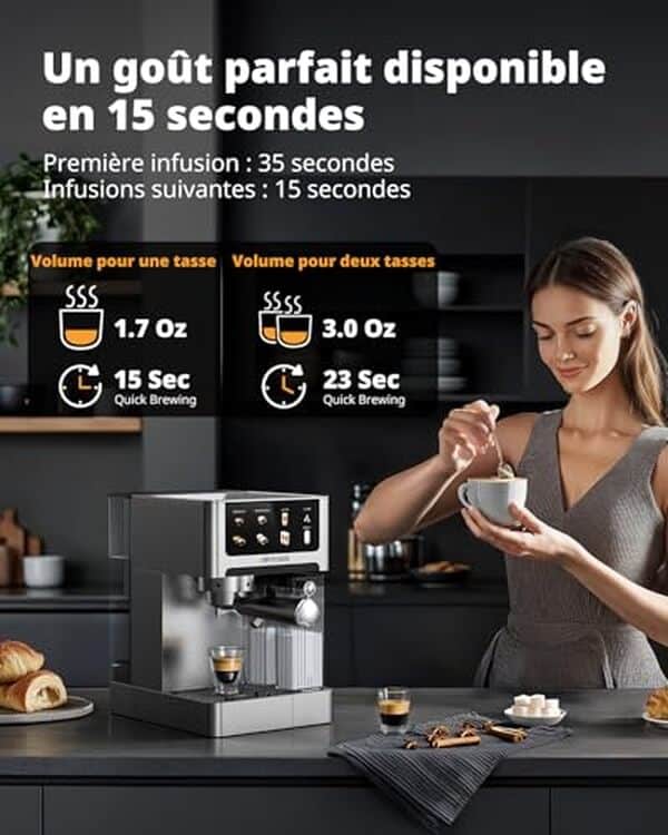 Découvrez notre test complet de la machine à espresso Airmsen 20 bar. Alliez style moderne et efficacité pour un café parfait à chaque tasse.