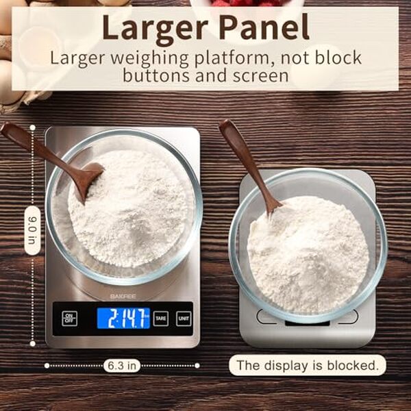 Découvrez la précision et le design de la balance BAKFEE 15 kg : un outil essentiel en cuisine pour toutes vos préparations culinaires.