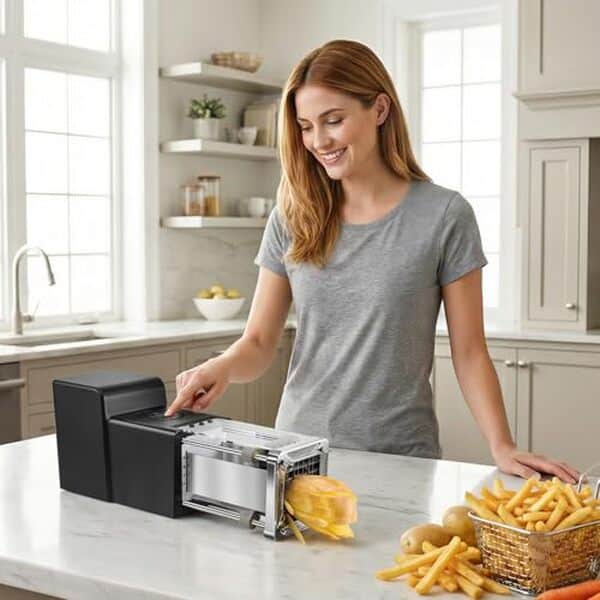 Découvrez le coupe-frites Sopito : performances et efficacité dignes des professionnels pour des frites parfaites à chaque utilisation
