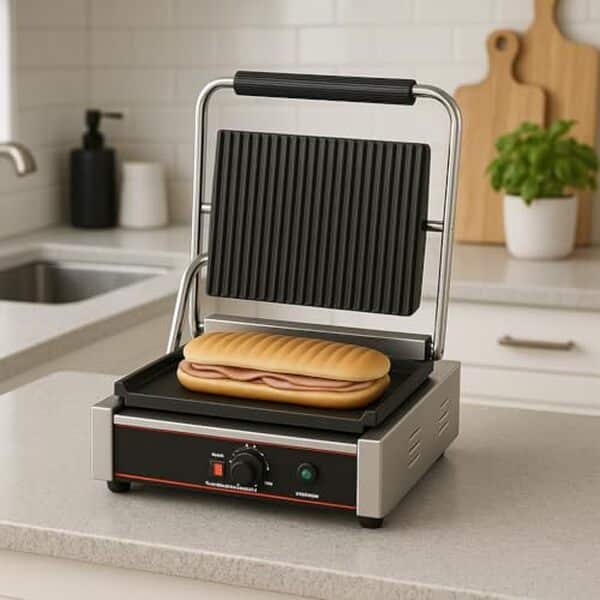 Découvrez notre avis sur le grill électrique panini 2200W : un outil puissant et efficace pour des paninis grillés à la perfection.