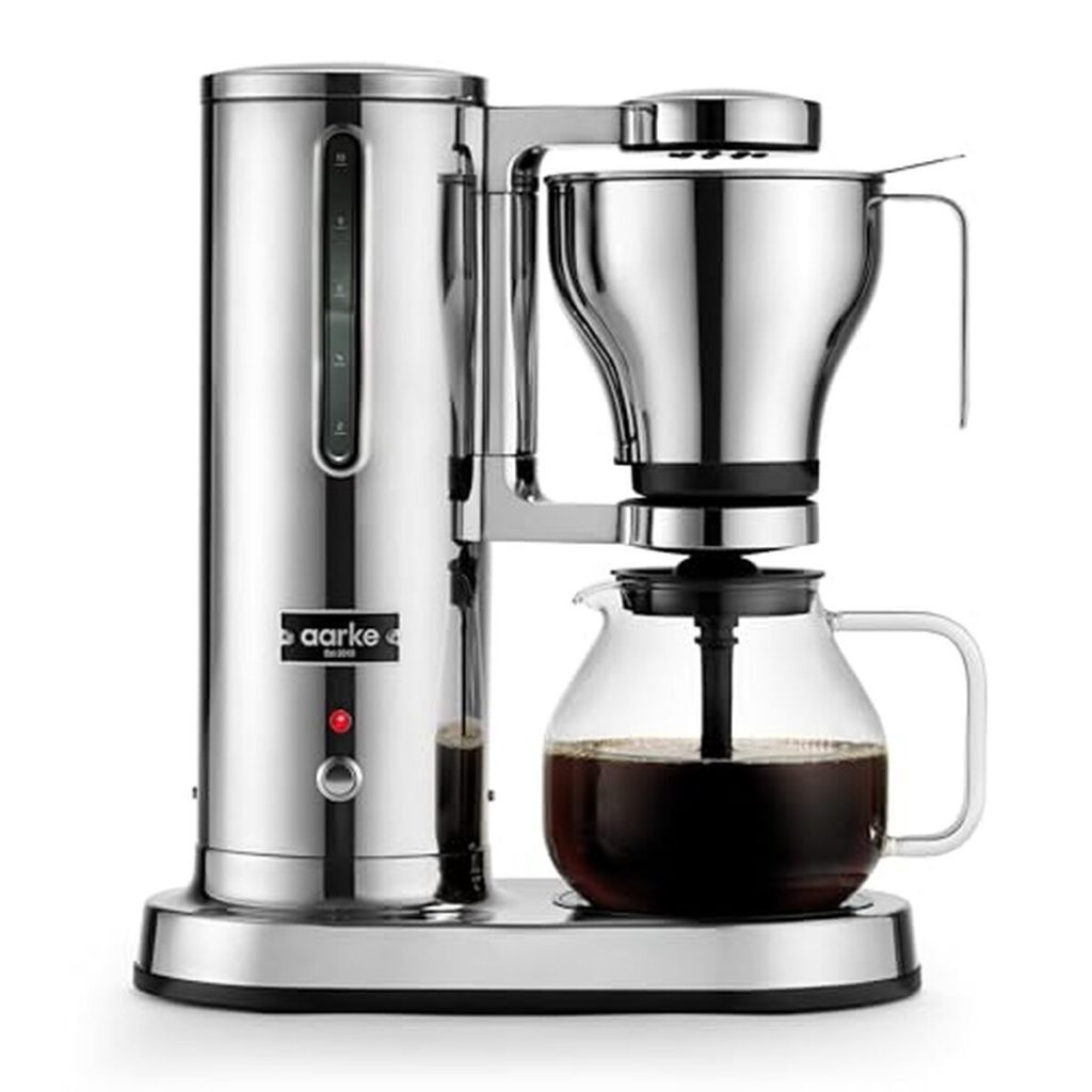 Test : aarke cafetière filtre en acier inoxydable, 10 tasses design