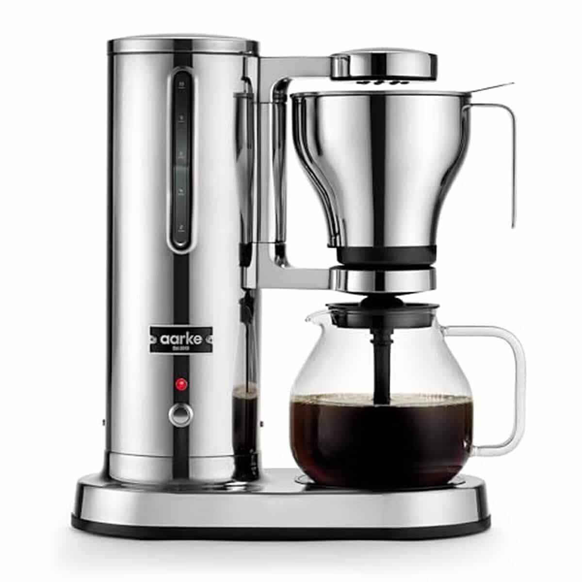 Test : aarke cafetière filtre en acier inoxydable, 10 tasses design