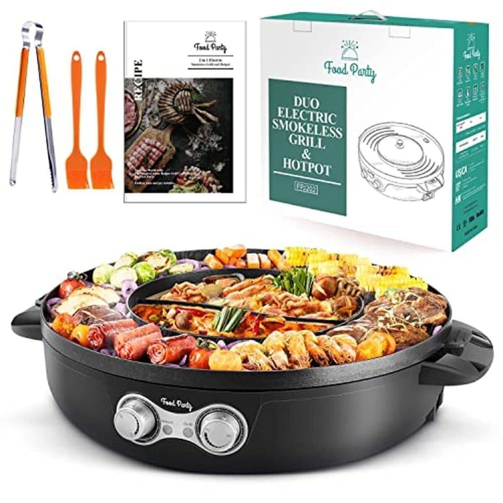 Test du Food Party hot pot électrique 2200W 2 en 1
