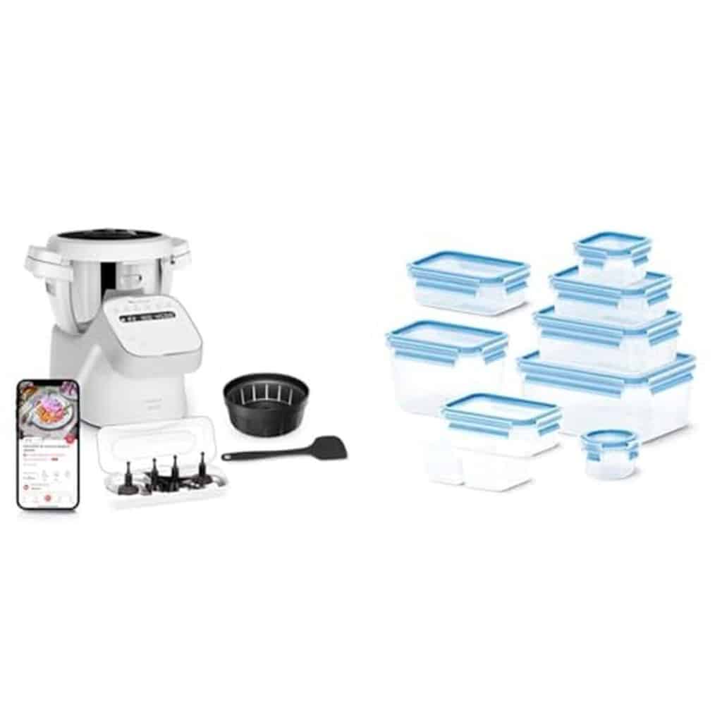 Test : moulinex Companion HF8408F1 et Tefal boîtes de conservation