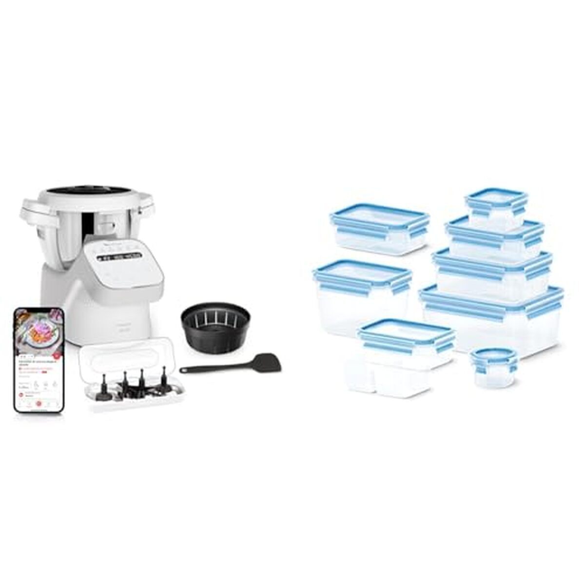 Test : moulinex Companion HF8408F1 et Tefal boîtes de conservation