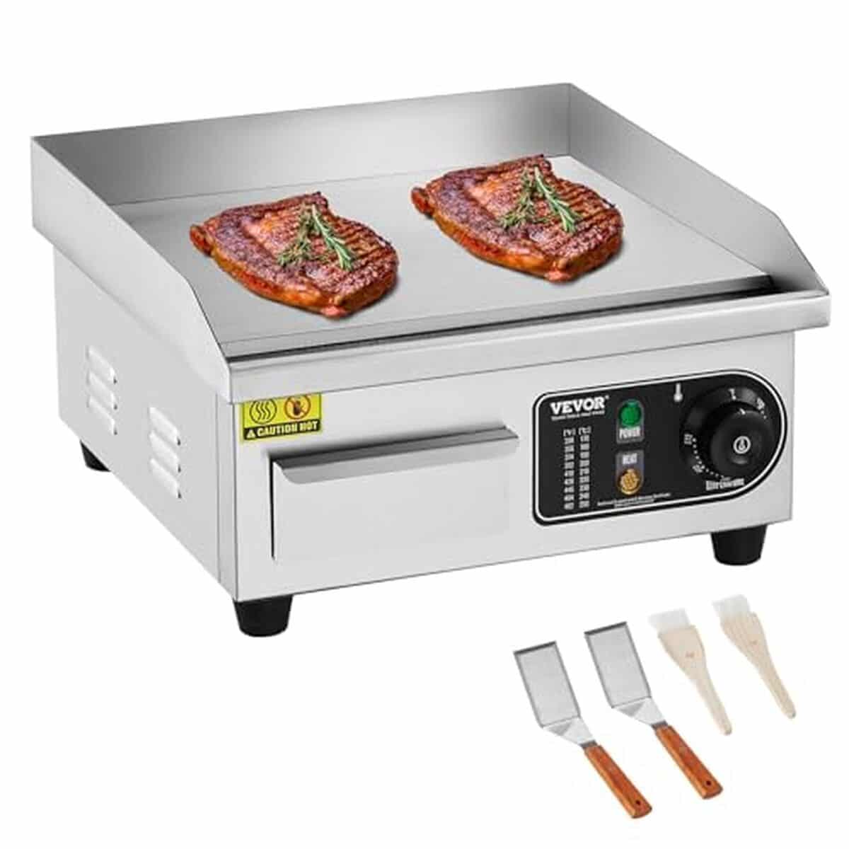 Test VEVOR plancha électrique 2026 W : performance culinaire optimale