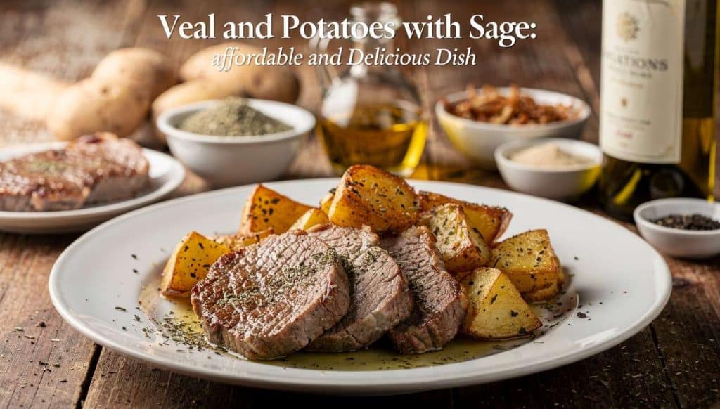 Recette de veau et pommes de terre à la sauge : plat abordable et savoureux