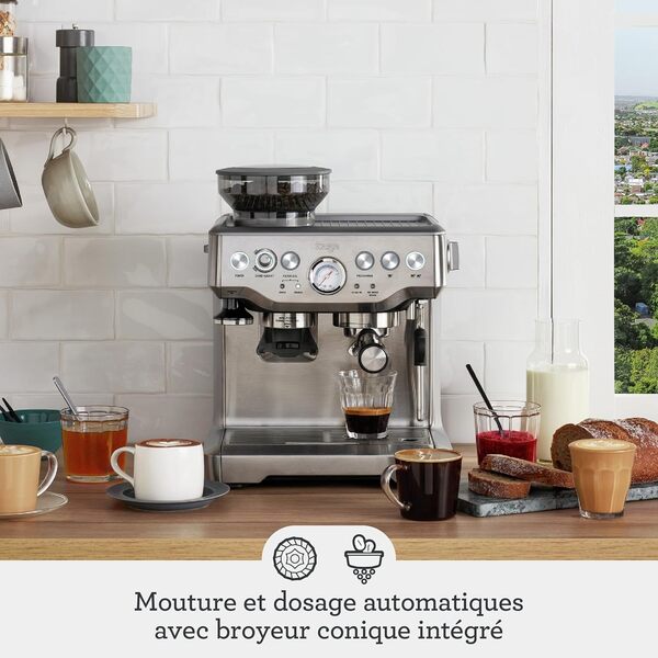 Découvrez comment la machine à café Sage Barista Express transforme chaque tasse en un expresso parfait sans effort. Avis et fonctionnalités.