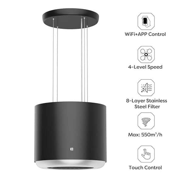 Découvrez notre test détaillé de la hotte îlot Ciarra cbc b4838 : performances, connectivité et avis d'utilisateurs pour bien choisir votre hotte de cuisine.
