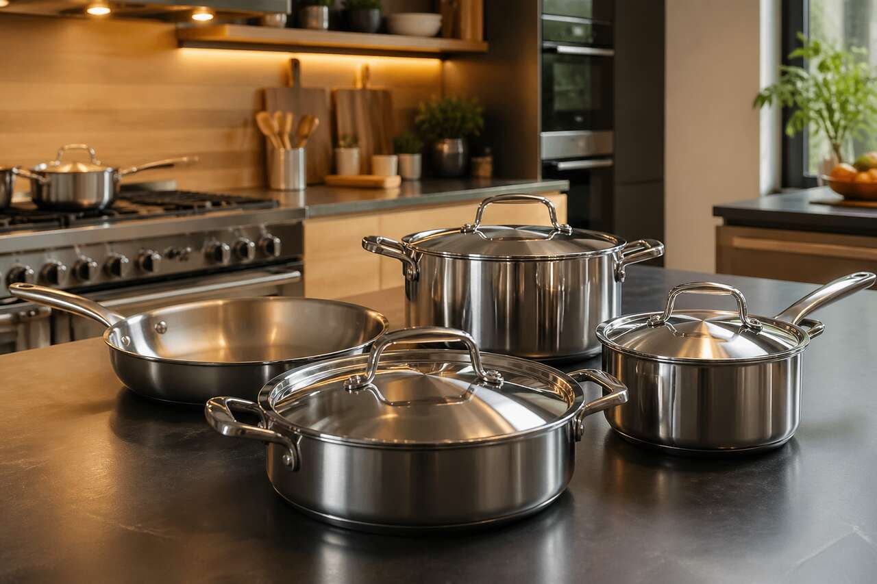 Les avantages des batteries de cuisine en inox