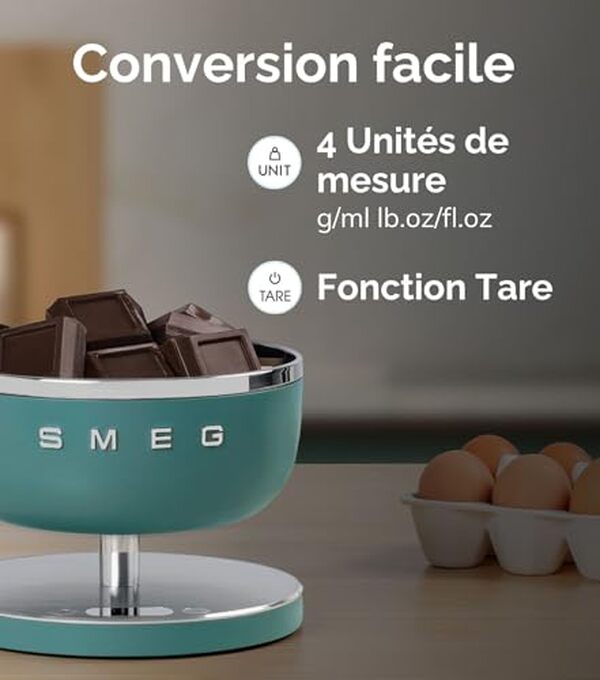 Découvrez notre test complet de la balance Smeg KSC01BLMWW : précision, design élégant en noir mat et performance pour votre cuisine. 