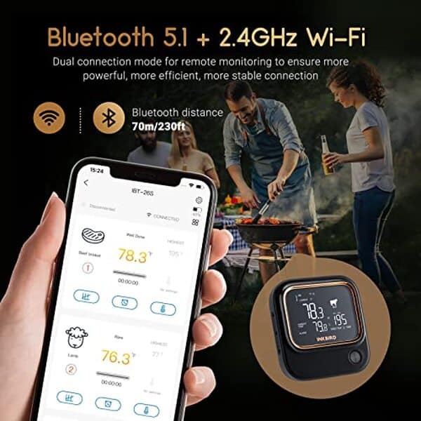 Découvrez notre avis complet sur le thermomètre Inkbird IBT-26S : 4 sondes, connectivité wifi, contrôle à distance. Idéal pour la cuisson et le barbecue. 