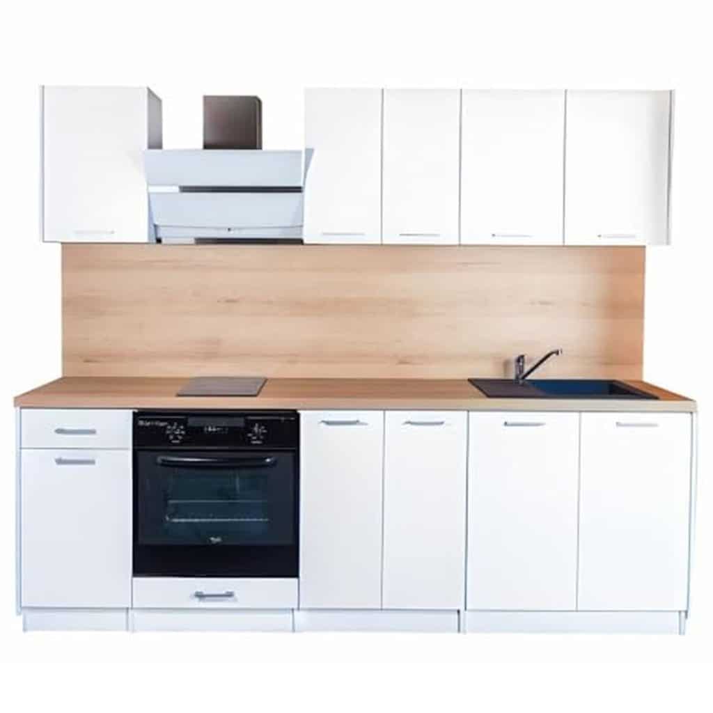Test de la cuisine complète Cuisineandcie ECO Blanc 240 cm