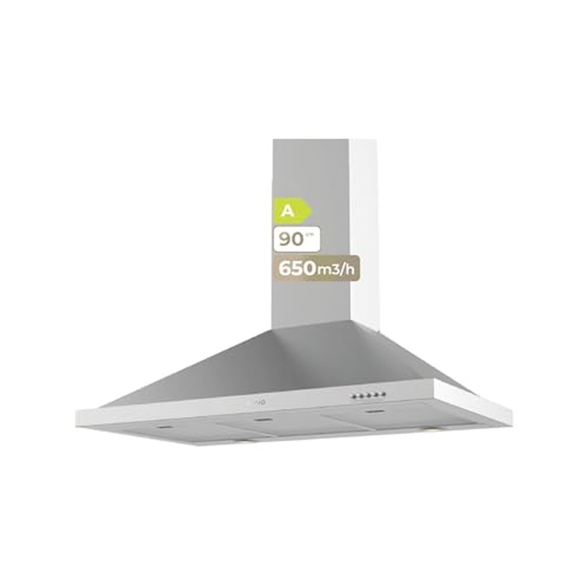 Test de la hotte aspirante evvo ce26 pyramid 90 cm : puissance et efficacité