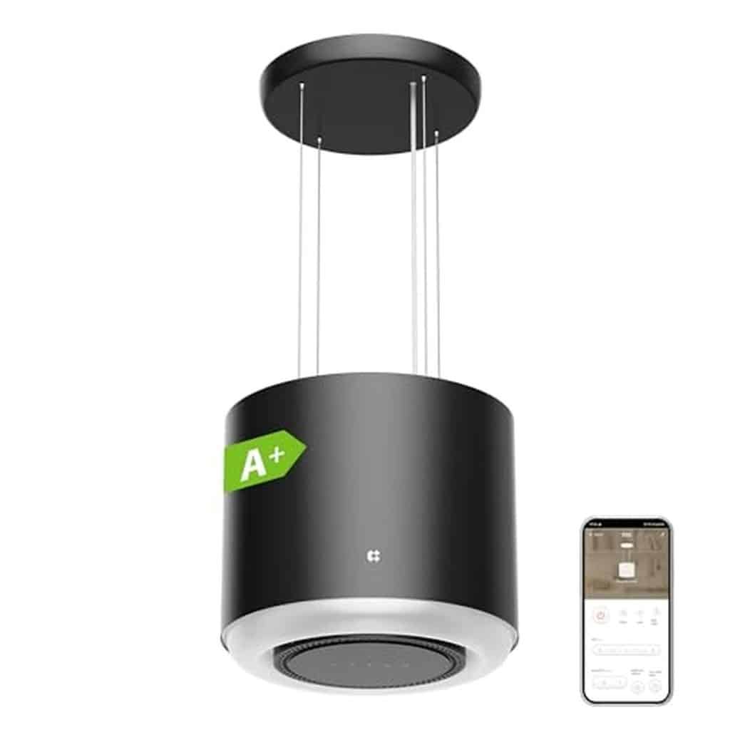 Test de la hotte îlot Ciarra cbc b4838 : performance et connectivité
