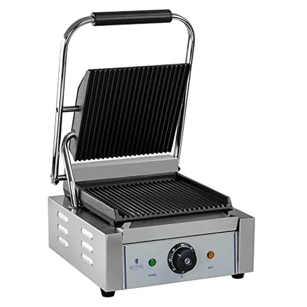 Test du grill à panini rccg-1800g de royal catering : performance professionnelle