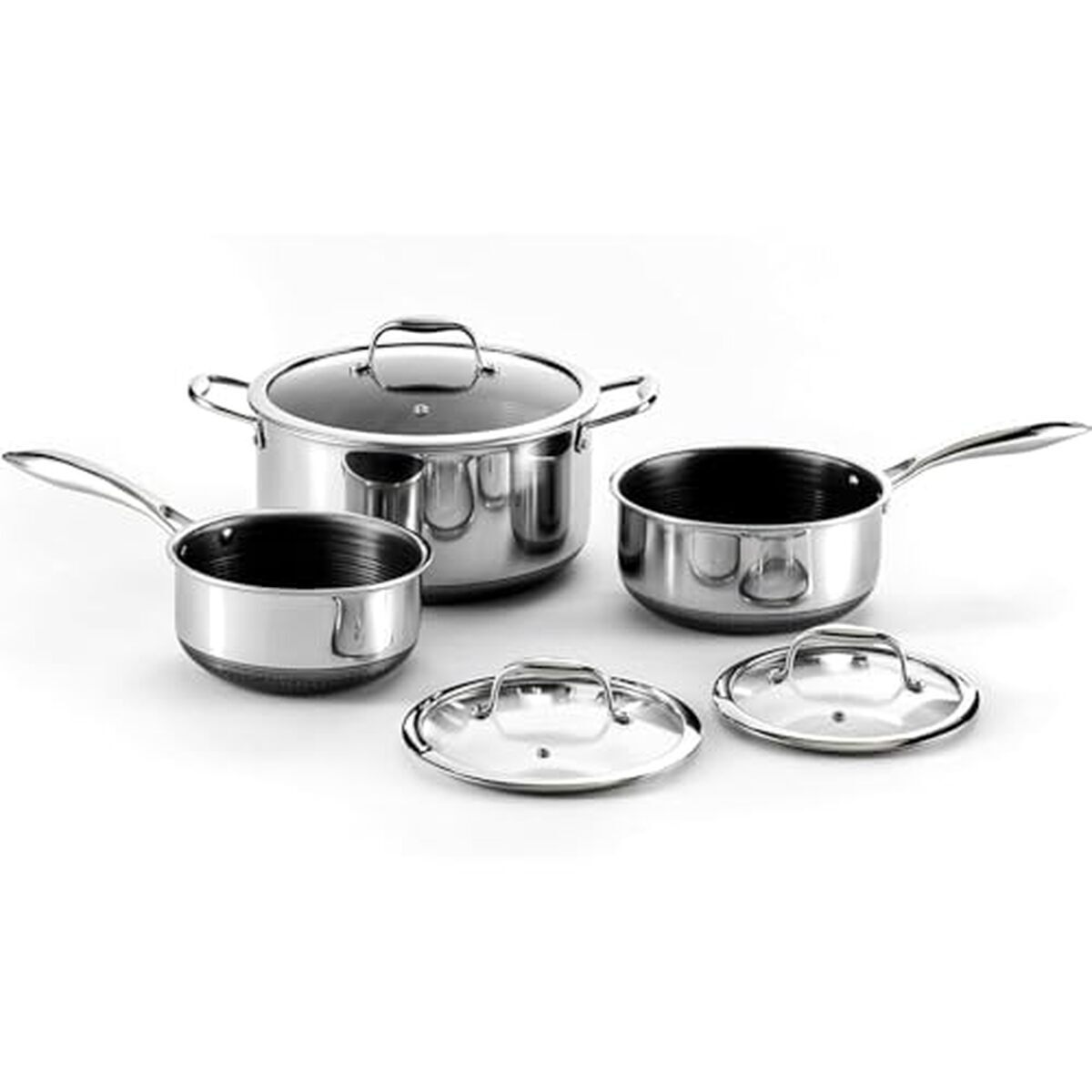 Test HexClad batterie hybride 6 pièces : casseroles antiadhésives sans PFOA
