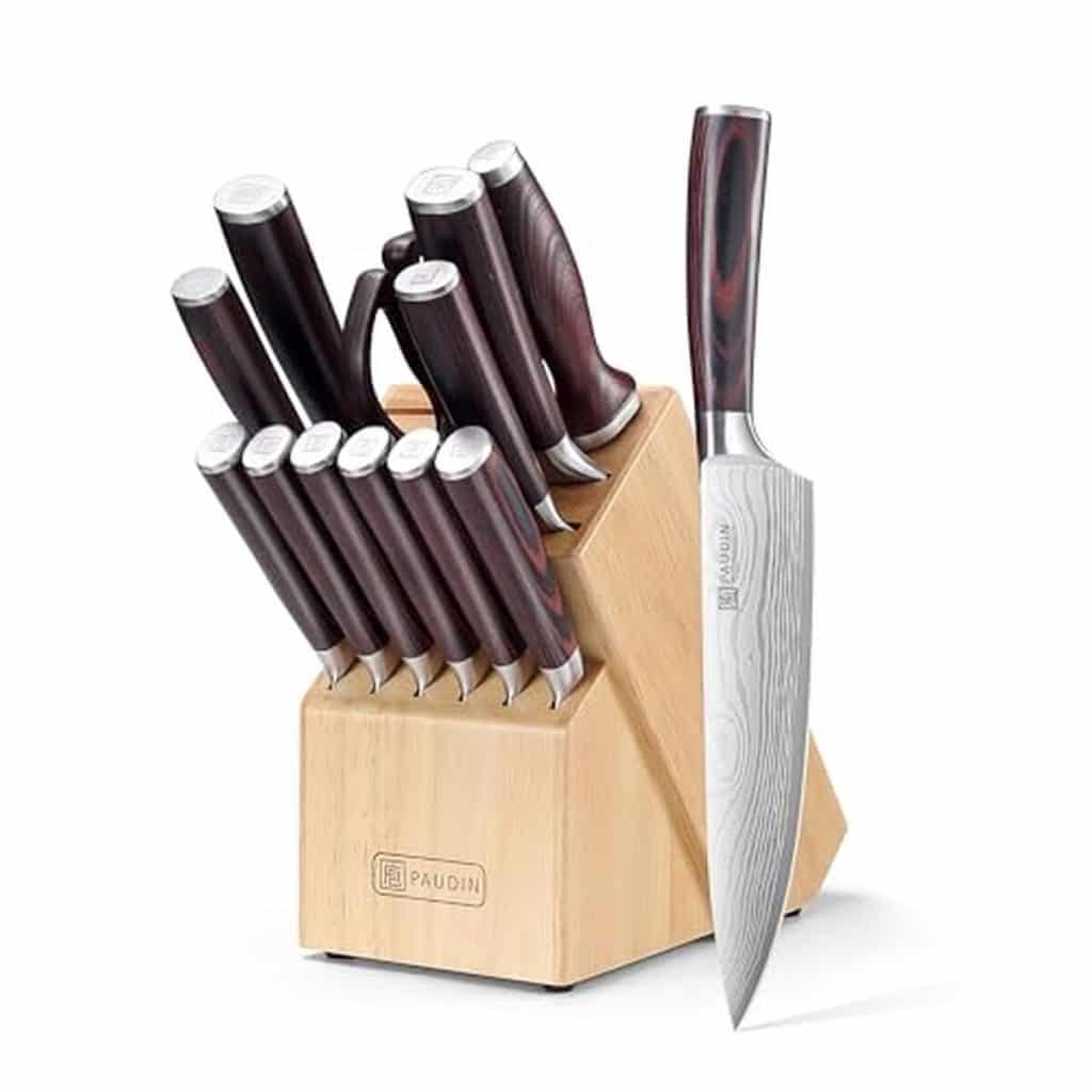 Test : set de couteaux Paudin 14 pièces en acier inoxydable