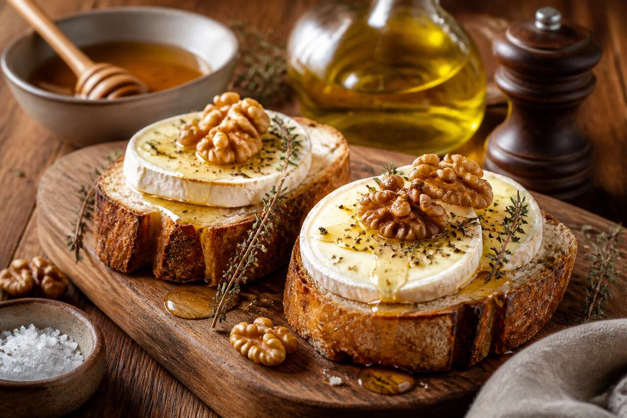 Toasts au chavignol : recette abordable et savoureuse