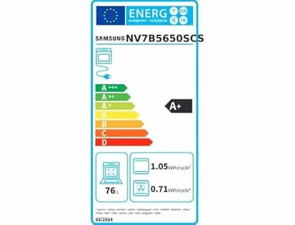 Découvrez notre test complet du four encastrable Samsung NV7B5650SCS : capacité 76L, fonction dual cook et pyrolyse. Avis, caractéristiques et performances. 