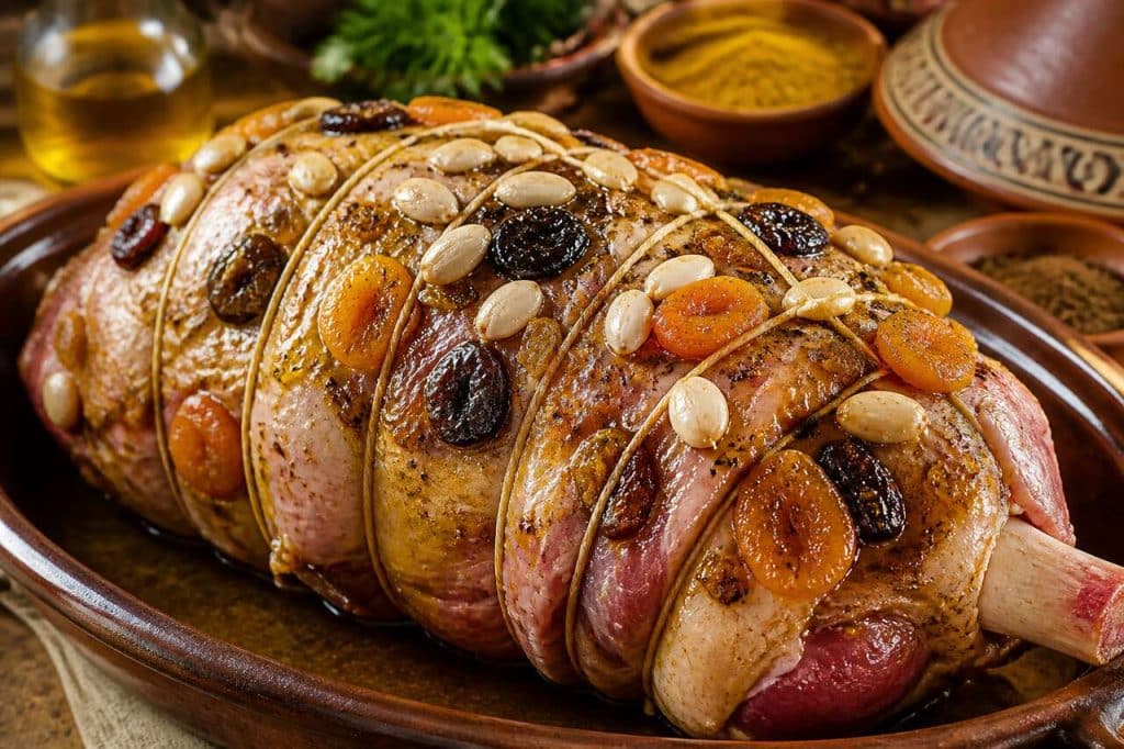 Recette : selle d'agneau aux fruits secs abordable