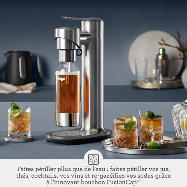 Découvrez notre test complet de la sage InFizz Fusion, machine à soda en acier inoxydable brossé. Avis, caractéristiques et prix pour bien choisir votre pétillante maison. 
