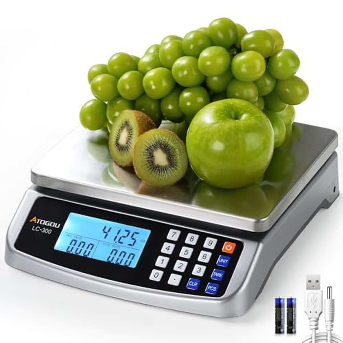 Test balance LC300 : précision inoxydable pour la cuisine et l'industrie
