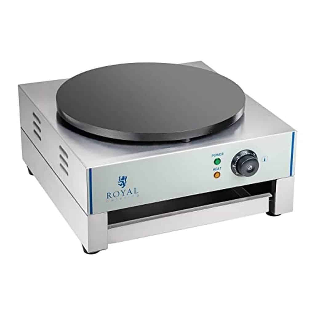 Test de la crêpière électrique Royal Catering RCEC-3000-E : performance et puissance