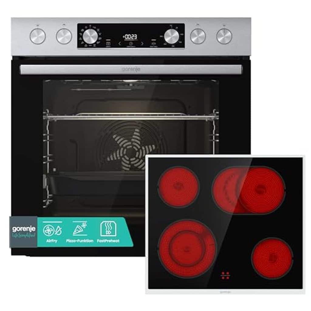 Test du set Gorenje : four Extrasteam et plaque Airfry en inox