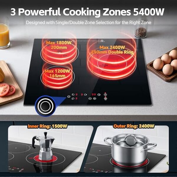 Découvrez notre test complet de la plaque vitrocéramique kichpower 3 feux 5400W : performances, avantages et verdict pour bien choisir votre appareil de cuisson.