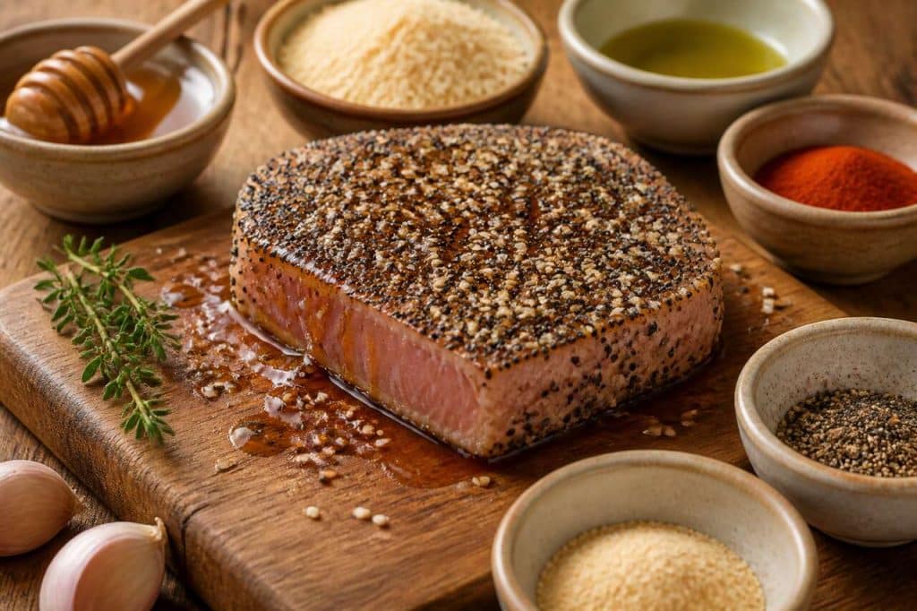 Recette de thon aux graines de pavot pas cher
