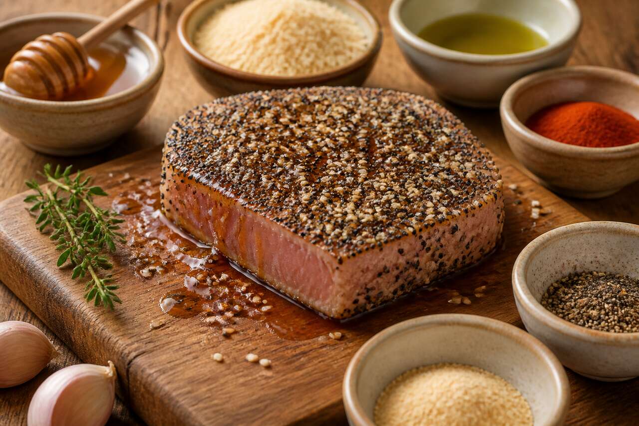 Recette de thon aux graines de pavot pas cher