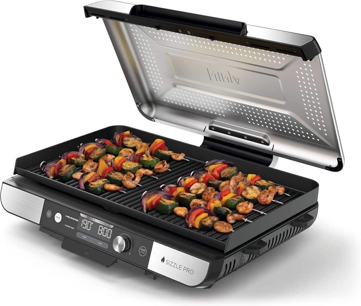 Test du grill électrique NINJA SIZZLE PRO XL : performances et polyvalence