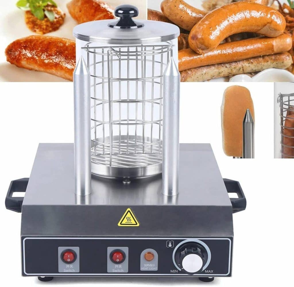 Test : machine à hot-dog professionnelle 422 W en inox