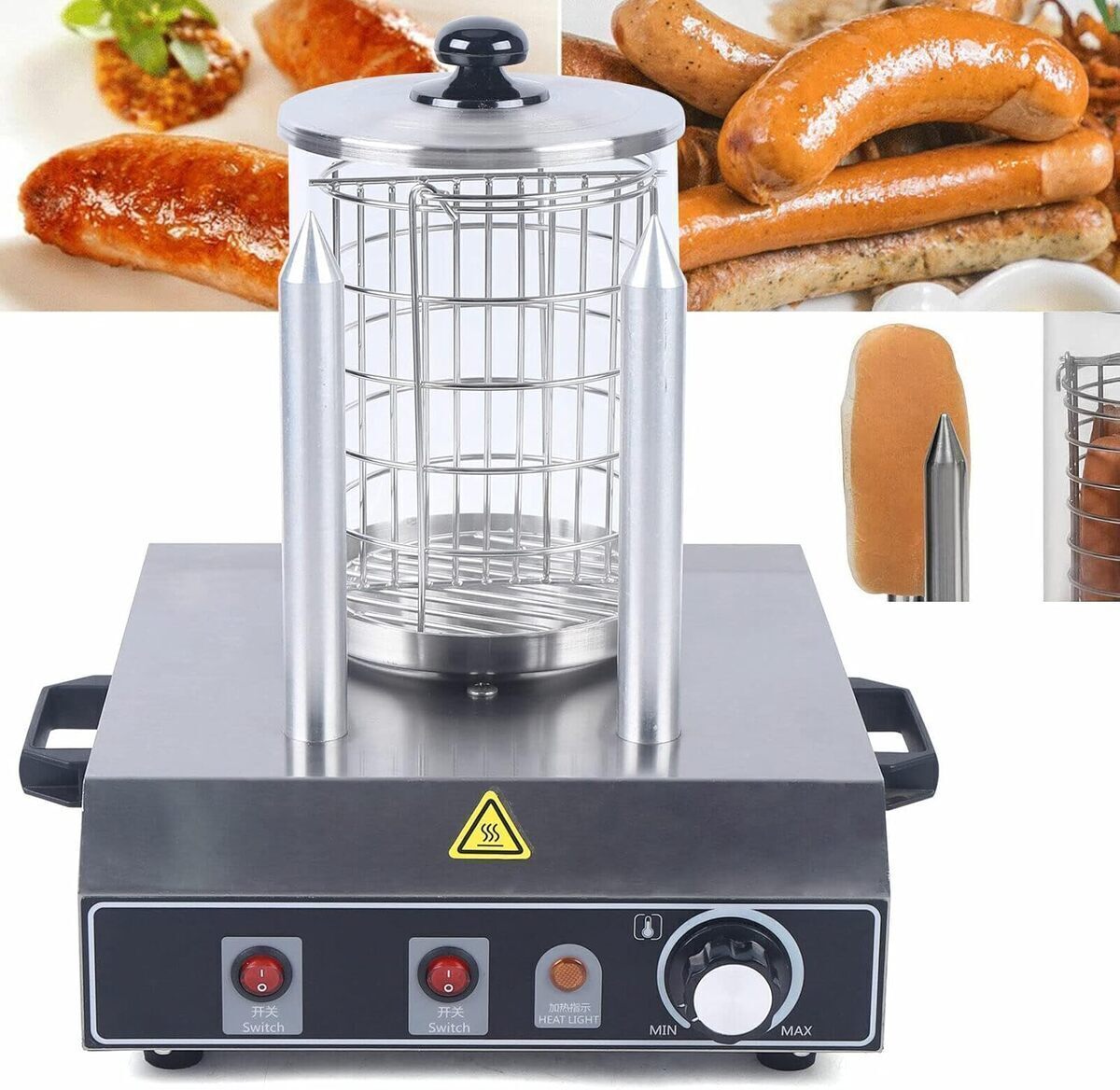 Test : machine à hot-dog professionnelle 422 W en inox