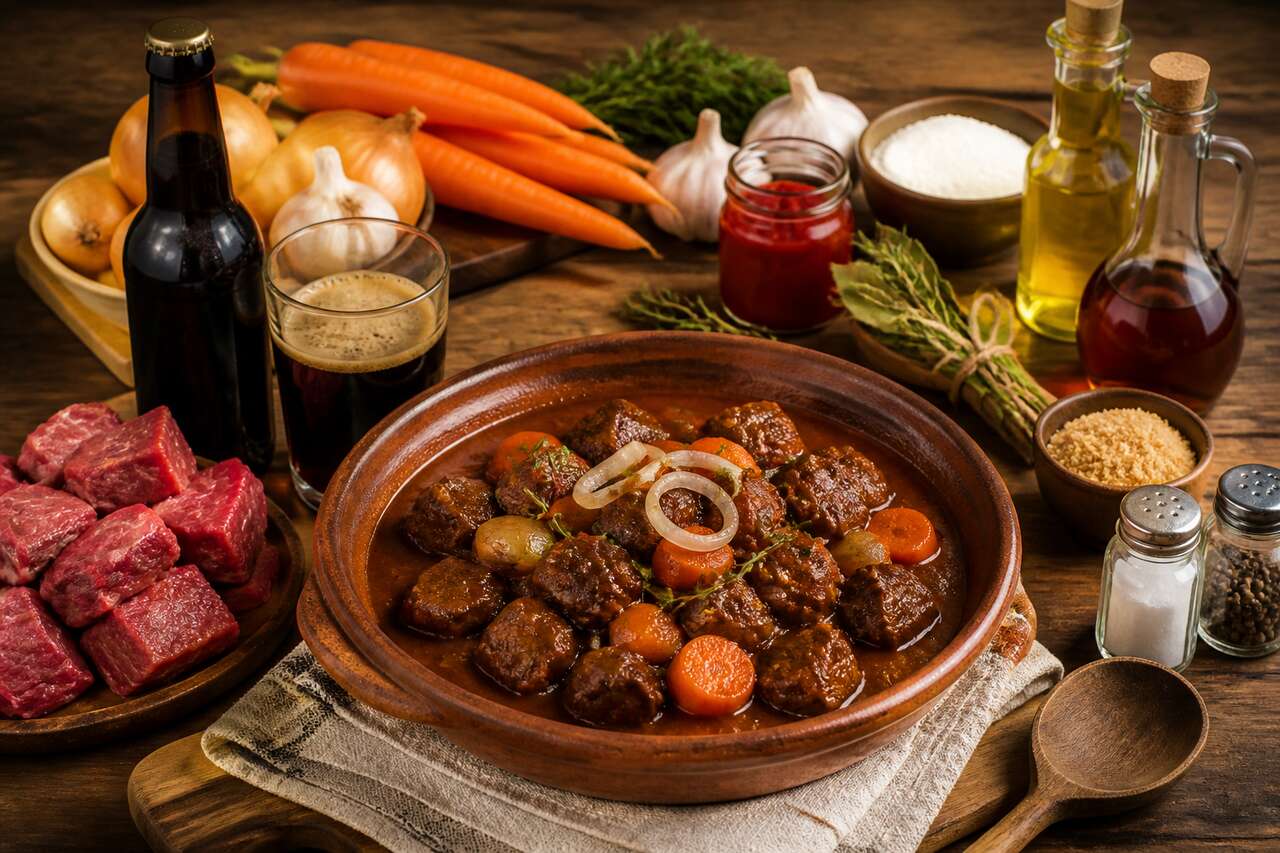 Boeuf à la bière : recette savoureuse et abordable