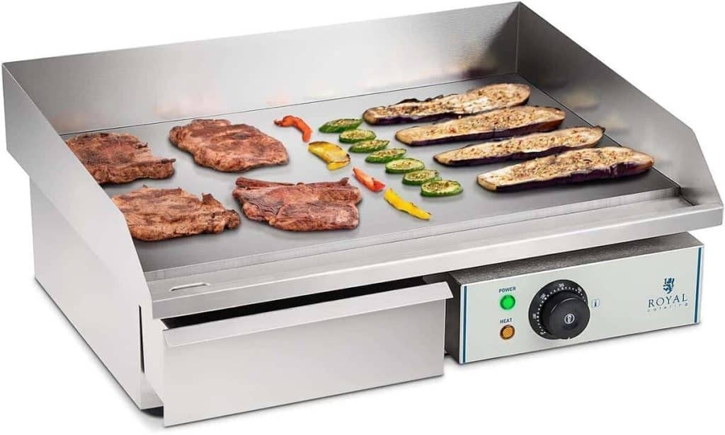 Test de la plancha électrique Royal Catering RCEG-55