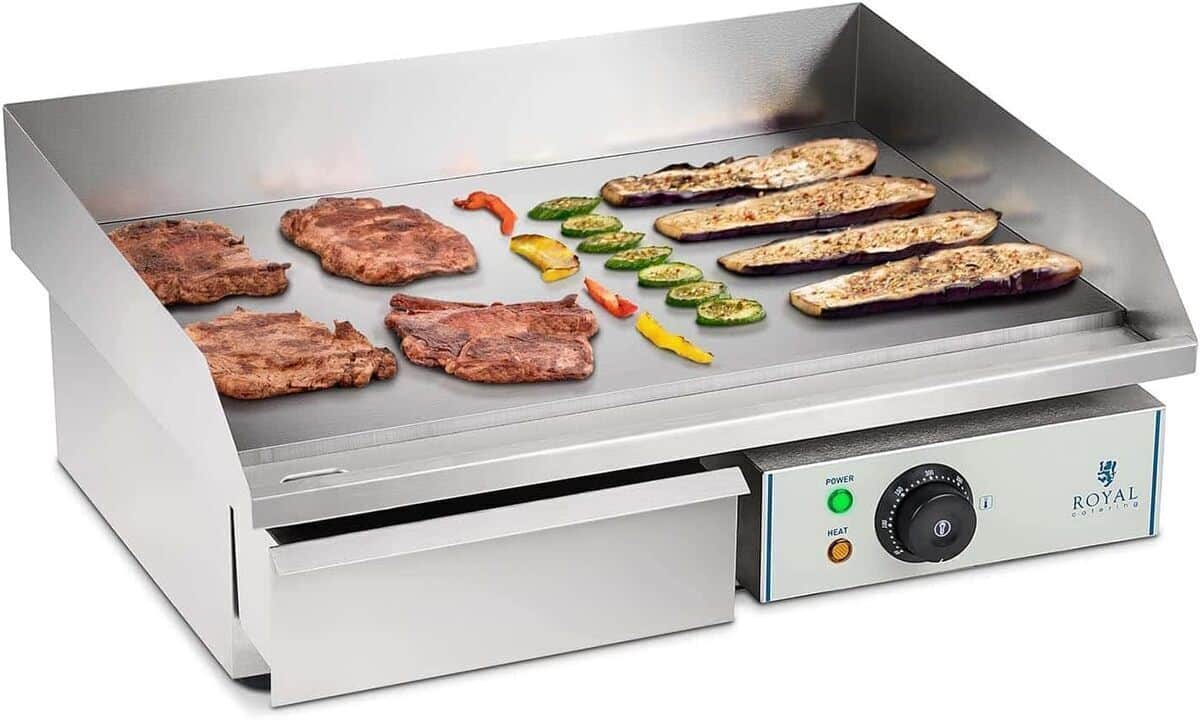 Test de la plancha électrique Royal Catering RCEG-55