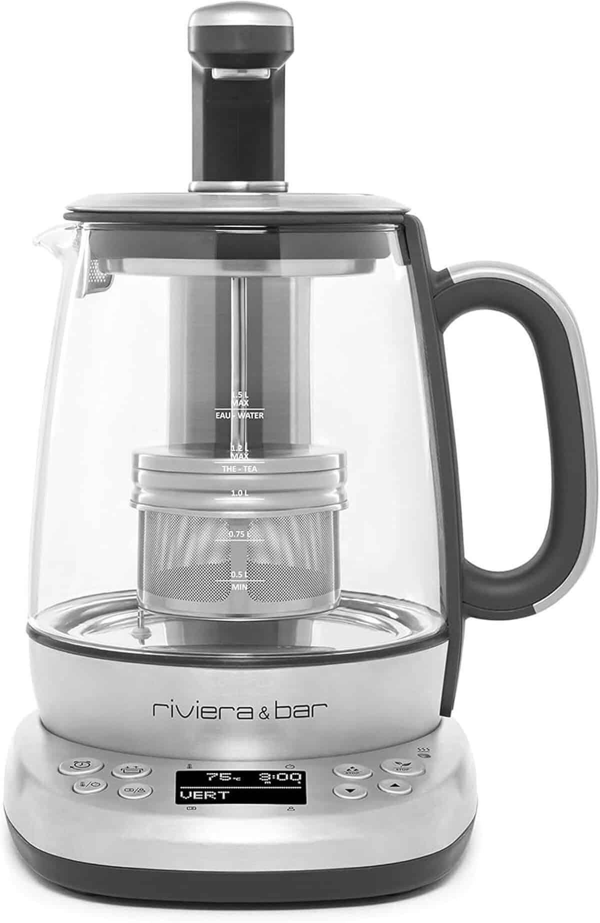 Test de la théière riviera&bar CHA DAO : température réglable et inox