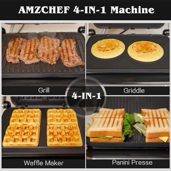 Découvrez notre test détaillé du gril multifonction AMZCHEF 4 en 1. Puissance, polyvalence et performance : tout ce que vous devez savoir avant d'acheter ce gril innovant. 