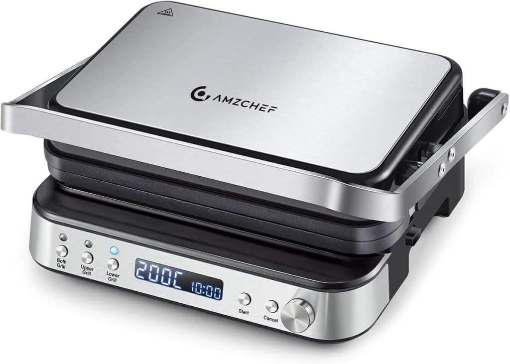 Test AMZCHEF gril multifonction 4 en 1 : puissance et polyvalence
