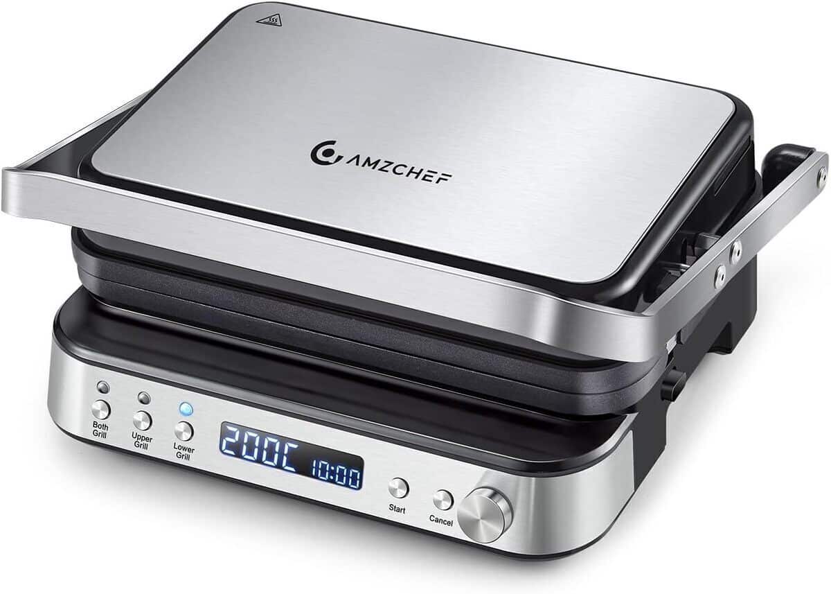 Test AMZCHEF gril multifonction 4 en 1 : puissance et polyvalence